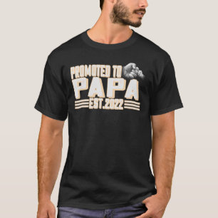 T-shirt Hommes Promus À Papa 2022 Nouveau Papa Papa Premiè