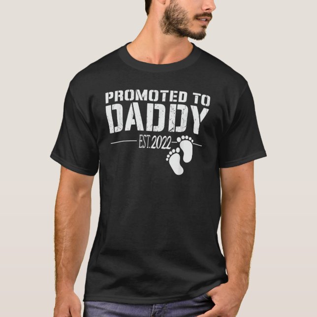 T-shirt Hommes Promus À Papa 2022 Pour Nouveau Papa Premie (Devant)