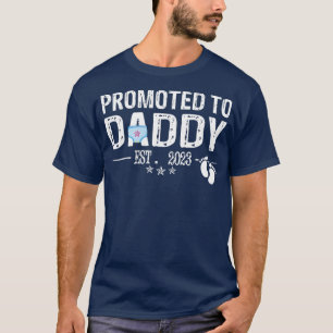 T-shirt Hommes promus à papa 2023 Première fois Père