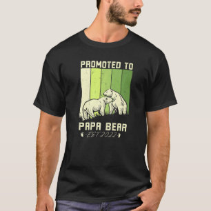 T-shirt Hommes Promus À Papa Bear Est 2022 Premier Pap