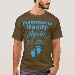 T-shirt Hommes Promus À Papa Encore 2023 Grossesse Announ