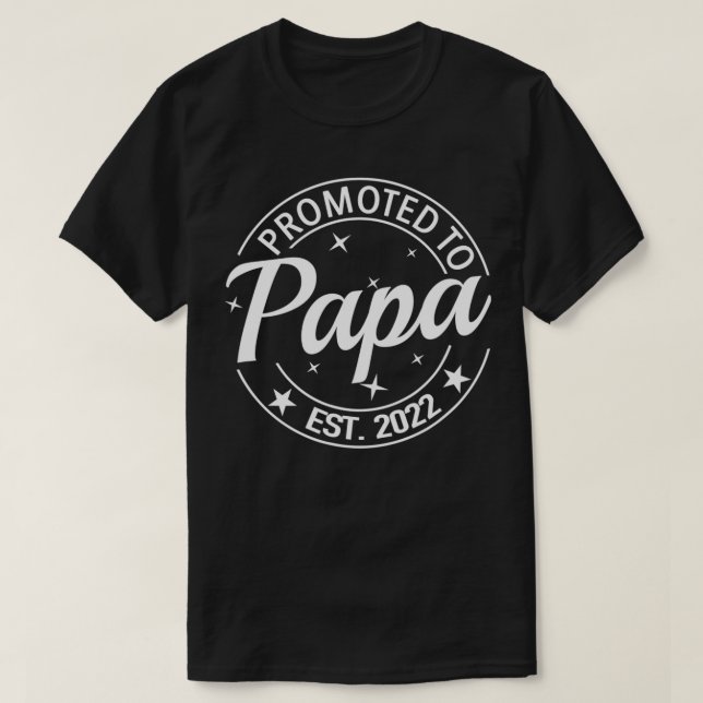 T-shirt Hommes Promus À Papa Est 2022 Bientôt Être Papa Pr (Design devant)