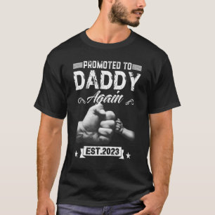 T-shirt Hommes Promus À Papa Est 2023 Grossesse An