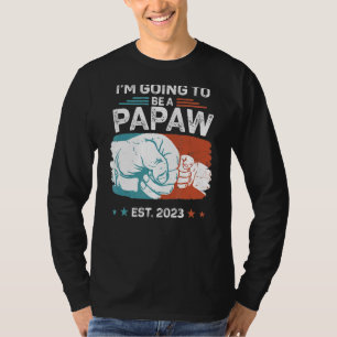 T-shirt Hommes promus à Papaw 2023 Première Da du Père
