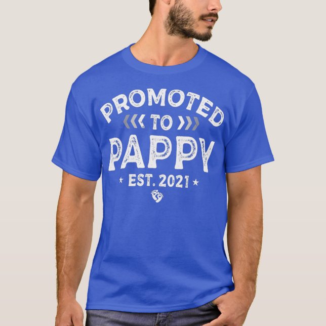 T-shirt Hommes Promus À Pappy 2021 Pour La Première Fois B (Devant)