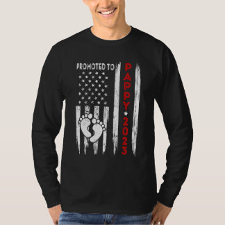 T-shirt Hommes promus à Pappy 2023 le père du drapeau amér
