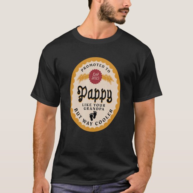 T-shirt Hommes promus à Pappy 2023 pour New Grand-père app (Devant)