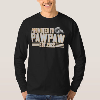 T-shirt Hommes Promus À Pawpaw 2022 Nouveau Papa Première