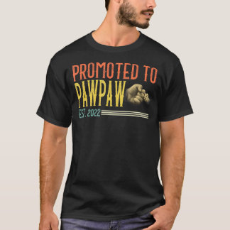 T-shirt Hommes Promus À Pawpaw 2022 Pour Nouveau Papa Prem