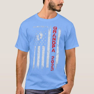 T-shirt Hommes Promus Au Grand-Père 2023 Drapeau Patriotiq