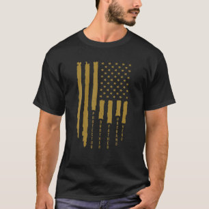 T-shirt Hommes Protecteur Drapeau Américain Frère Père Hus
