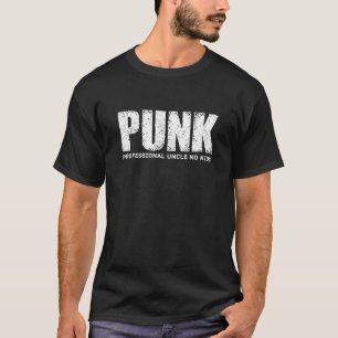 T-shirt Hommes PUNK Uncle Professionnel Non Enfants Fundy 
