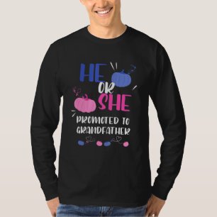 T-shirt Hommes Qu'Il Ou Elle A Promu À Grand-Père Genre Re