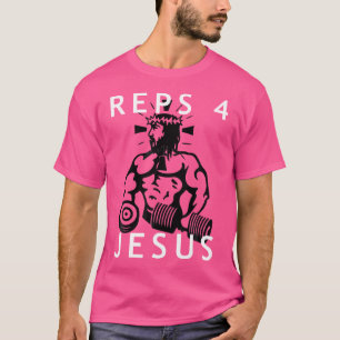 T-shirt Hommes Repères 4 Jésus Christ Funny Gym Chemise Bo