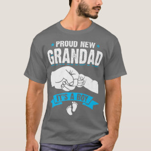 T-shirt Hommes Retro Hommes Fier Nouveau Grand-Père C'est