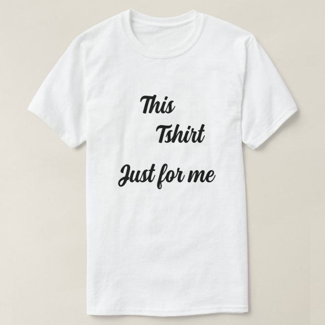 T-shirt hommes rien que pour moi (Design devant)
