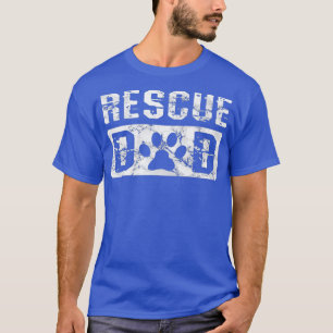 T-shirt Hommes Secourir Papa Animal Activist Amoureux des 