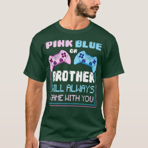 T-shirt Hommes Sexe Révéler Jeu Rose Ou Bleu Frère Wil