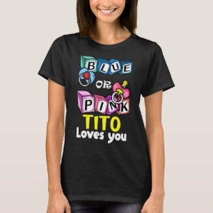 T-shirt Hommes Sexe Reveval Party Équipe Baby shower Pinkn