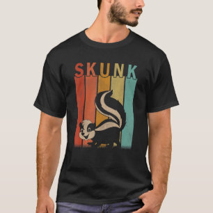 T-shirt Hommes Skunk Distants Femmes Kid Cute Skunk Retro