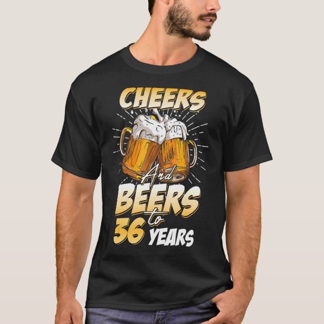 T-shirt Hommes Soeurs Et Bières À 36 Ans 36ème Anniversair (Devant)