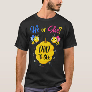 T-shirt Hommes Son ou Elle Papa to Bee Genre Reveal Baby S