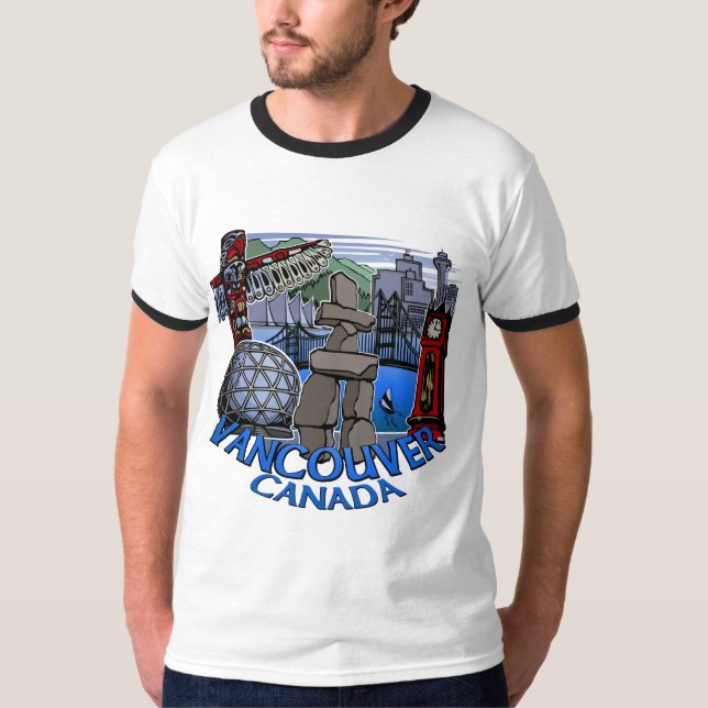 T-shirt Hommes Souvenir de Vancouver Tee - shirts  (Devant)