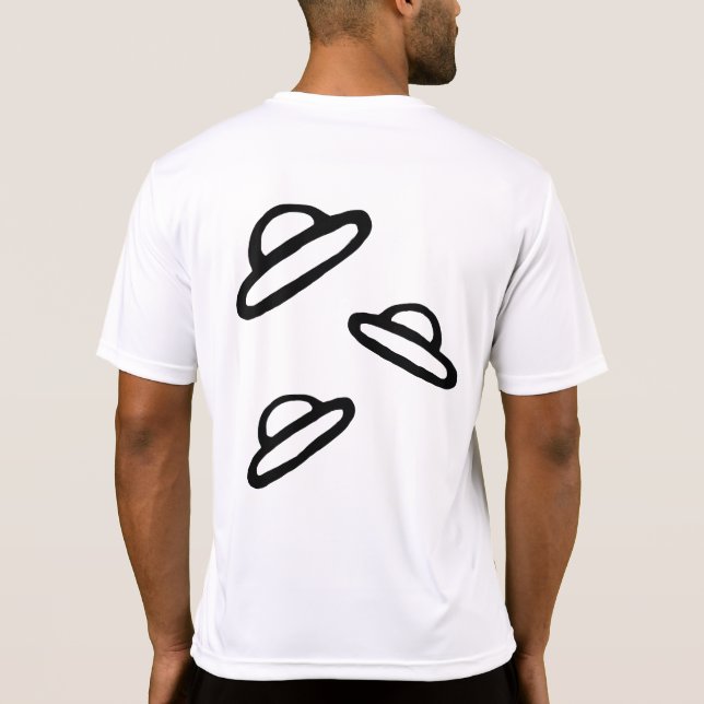 T-shirt Hommes Spaceships (Dos)
