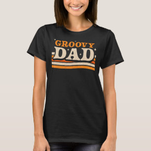 T-shirt Hommes Super papa 1970 Hippie Retro Père Vintage