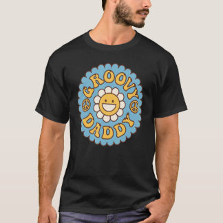 T-shirt Hommes Super papa les années 70 Nostalgie esthétiq