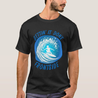 T-shirt Hommes Surf Regular Foot Avant Retro Graphique S