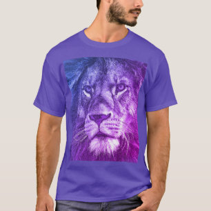 T-shirt Hommes Tee - shirts modernes Animaux Lion Face Mod