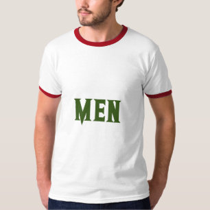 T-shirt Hommes Texte Personnalisé Forêt Vert Couleur Simpl