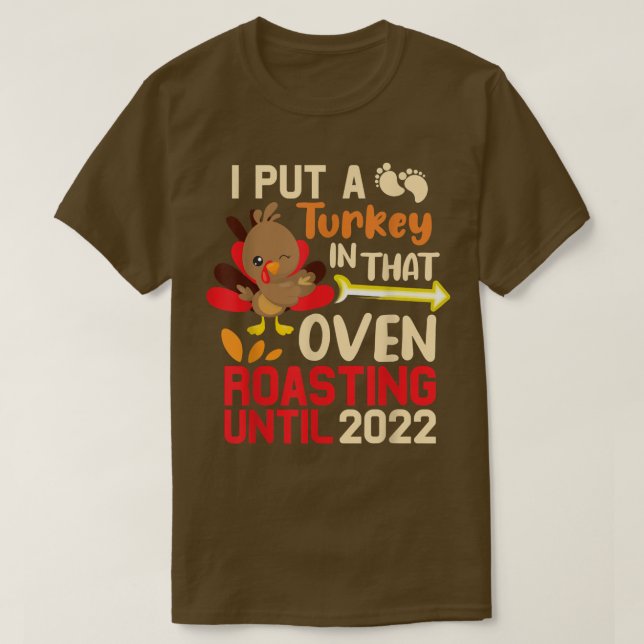 T-shirt Hommes Thanksgiving J'Ai Mis La Turquie Dans Ce Fi (Design devant)