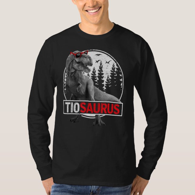 T-shirt Hommes Tiosaurus Rex Dinosaur Tio Saurus Da du Pèr (Devant)
