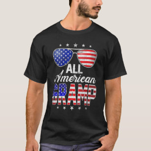 T-shirt Hommes Tous Américain Gramp Drapeau Américain Homm