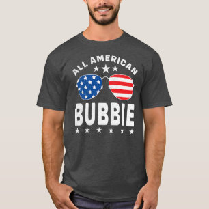 T-shirt Hommes Tous Bubbie Américain 4 juillet Lunettes de