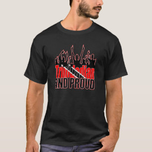 T-shirt Hommes Trini Fierté Et Fête
