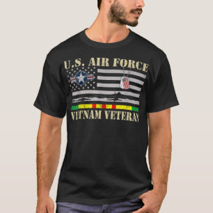 T-shirt Hommes U.S Air Force Vietnam Vétérinaire USAF Anci