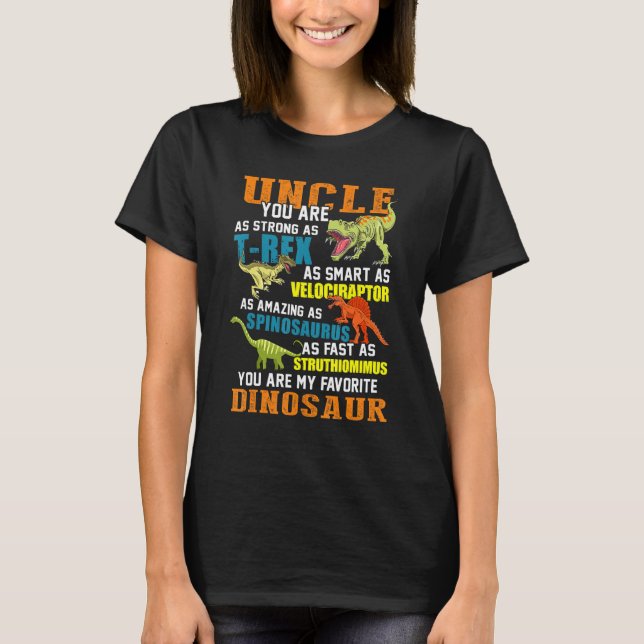 T-shirt Hommes Unclesaurus T Rex Dinosaur Oncle Saurus Fam (Devant)