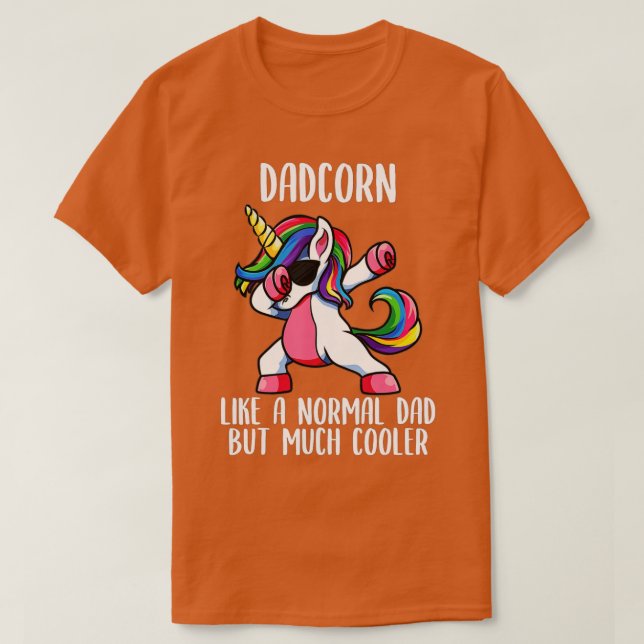 T-shirt Hommes Unicorn Papa Fille Anniversaire Fête Vêteme (Design devant)