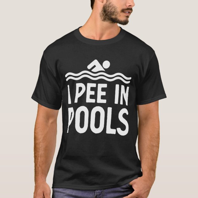T-shirt Hommes Vacances Sarcastique Dit Je Pie Dans Les Bi (Devant)