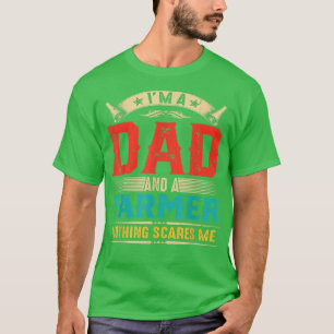 T-shirt Hommes Vintage Je suis papa et paysan Farmer Funny