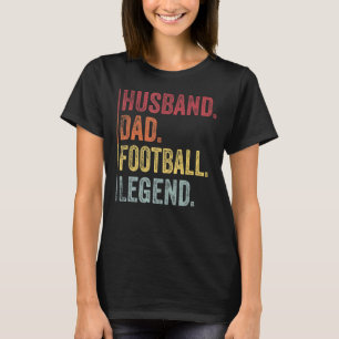 T-shirt Hommes Vintage Mari Papa Football Légende Pour Fat