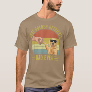 T-shirt Hommes Vintage Meilleur Parrain D'Or Papa Jamais P