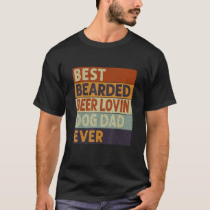 T-shirt Hommes Vintage Meilleur Porté Bière Lovin Chien Pa