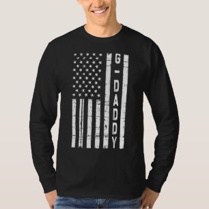 T-shirt Hommes Vintage Merica Drapeau Américain G Papa Pou