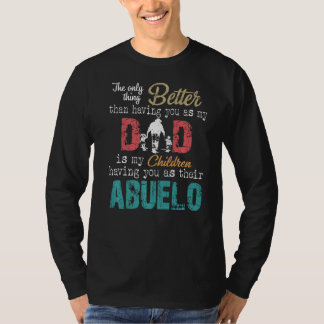 T-shirt Hommes Vintage Papa Et Abuelo Grandpa
