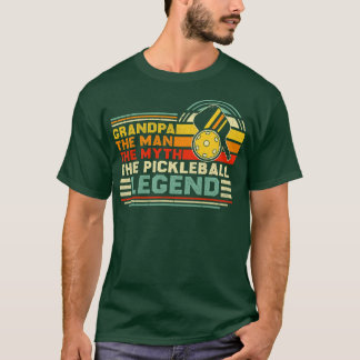 T-shirt Hommes Vintage Pickleball Grand-père L'Homme Le My