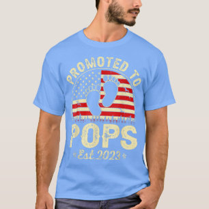 T-shirt Hommes Vintage Promu À Pops Est 2023 American Fl